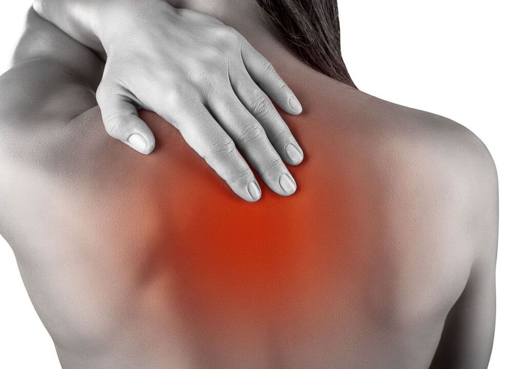 dor nas costas com osteocondrose torácica