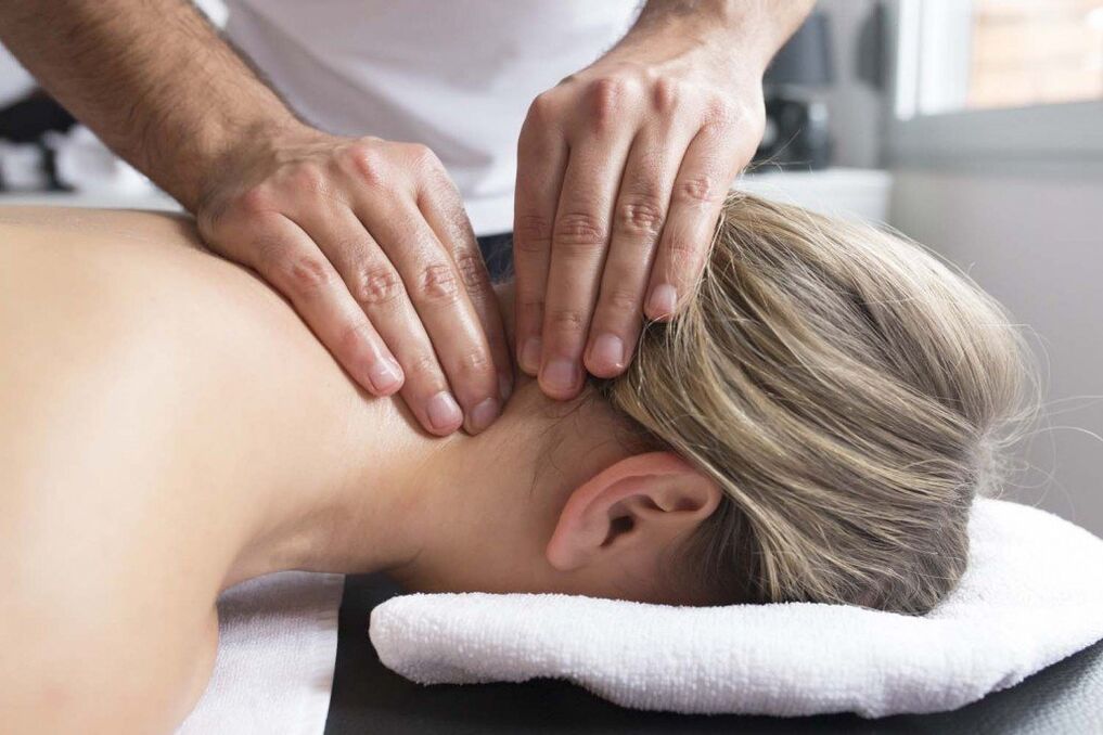 Massagem para osteocondrose