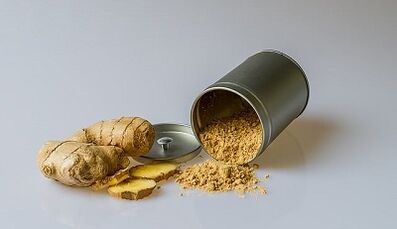 Pomada de gengibre para o tratamento da osteocondrose cervical